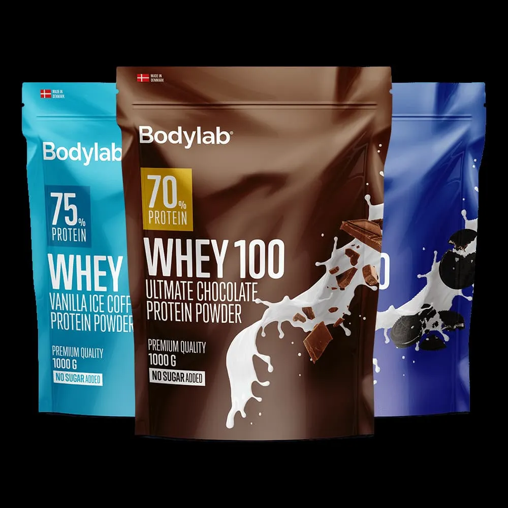 100 whey protein sjokoladesmak